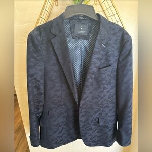 Tailorbyrd Collection Blazer Men 40R  Navy Blue